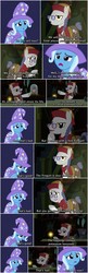 Size: 1100x3409 | Tagged: safe, artist:kturtle, trixie, uncle curio, g4, magic duel, alicorn amulet, comic, frogurt, froyo, frozen yogurt, male, potassium benzoate, simpsons did it, the simpsons, treehouse of horror