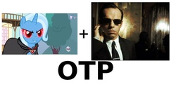 Size: 1024x563 | Tagged: safe, trixie, g4, magic duel, my little pony: friendship is magic, agent smith, crossover shipping, exploitable meme, meta, otp, the matrix