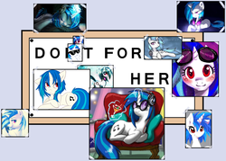 Size: 1400x1000 | Tagged: safe, dj pon-3, vinyl scratch, g4, do it for her, exploitable meme, male, meme, motivation, the simpsons