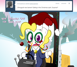 Size: 800x692 | Tagged: safe, artist:willdrawforfood1, surprise, ask surprise, g1, g4, ask, christmas, g1 to g4, generation leap, tumblr