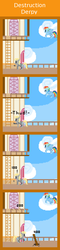 Size: 440x1820 | Tagged: safe, artist:zztfox, derpy hooves, rainbow dash, pegasus, pony, g4, comic, female, mare, pixel art