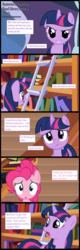 Size: 1500x4700 | Tagged: safe, artist:lightningtumble, pinkie pie, twilight sparkle, g4, comic, mysteries of equestria