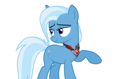 Size: 1400x900 | Tagged: safe, artist:theodoresfan, trixie, pony, unicorn, g4, alicorn amulet, female, mare, simple background, solo, transparent background