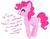 Size: 459x355 | Tagged: dead source, safe, artist:nyoncat, pinkie pie, earth pony, pony, g4, bouncing, dialogue, eyes closed, female, hopping, jumping, mare, open mouth, side view, simple background, singing, smile song, smiling, solo, text, tumblr, white background