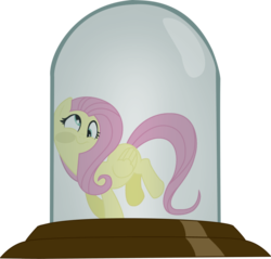 Size: 915x873 | Tagged: safe, fluttershy, pegasus, pony, g4, against glass, cheek squish, female, glass, jar, mare, meme, pony in a bottle, simple background, solo, squishy cheeks, transparent background, useless jar of air, useless jar of pony