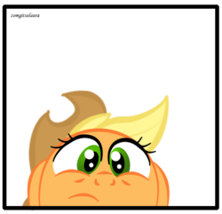 Size: 616x593 | Tagged: safe, artist:zomgitsalaura, applejack, earth pony, pony, g4, female, solo