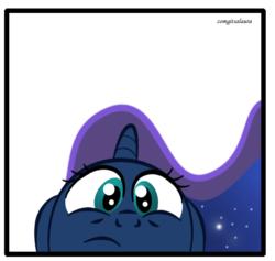 Size: 632x598 | Tagged: safe, artist:zomgitsalaura, princess luna, pony, g4, female, solo