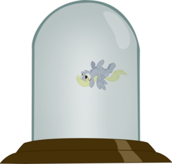 Size: 915x873 | Tagged: safe, derpy hooves, pegasus, pony, g4, female, flying, mare, meme, pony in a bottle, solo, useless jar of air, useless jar of pony