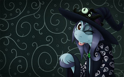 Size: 1280x800 | Tagged: safe, artist:r perils, oc, oc only, oc:ipsywitch, pony, ask ipsywitch, costume, nightmare night, solo