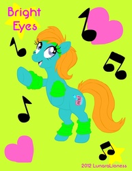Size: 816x1056 | Tagged: safe, artist:lunaraleaf, bright eyes, earth pony, pony, g1, g4, my little pony tales, bipedal, female, g1 to g4, generation leap