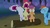 Size: 1280x720 | Tagged: safe, screencap, apple bloom, rainbow dash, scootaloo, sweetie belle, earth pony, pegasus, pony, unicorn, g4, sleepless in ponyville, aaugh!, cutie mark crusaders, faic, female, filly, great moments in animation, mare, mawshot, nose in the air, open mouth, scared, screaming, uvula, volumetric mouth