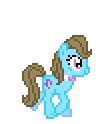 Size: 104x124 | Tagged: artist needed, source needed, safe, beauty brass, pony, g4, animated, desktop ponies, female, pixel art, simple background, solo, sprite, transparent background, walk cycle