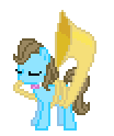 Size: 104x124 | Tagged: artist needed, source needed, safe, beauty brass, pony, g4, animated, desktop ponies, female, musical instrument, pixel art, simple background, solo, sprite, transparent background, tuba