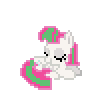 Size: 106x97 | Tagged: artist needed, source needed, safe, blossomforth, pony, g4, animated, desktop ponies, female, pixel art, simple background, sleeping, solo, sprite, transparent background
