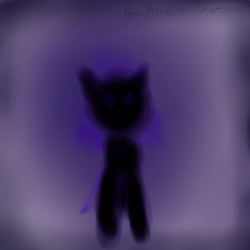 Size: 500x500 | Tagged: safe, artist:haloprime, 30 minute art challenge, darkness, ponified