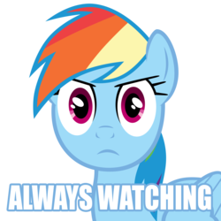 Size: 5000x5000 | Tagged: safe, artist:austiniousi, rainbow dash, pony, g4, absurd resolution, angry, female, simple background, solo, transparent background, watch