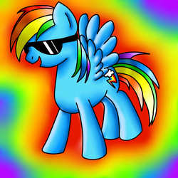 Size: 4200x4200 | Tagged: safe, artist:ixxogu, rainbow dash, g4, absurd resolution, sunglasses, swag