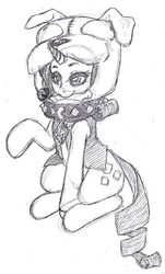 Size: 907x1500 | Tagged: artist needed, safe, rarity, spot, diamond dog, g4, cosplay, costume, furrity, furry