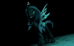 Size: 1680x1050 | Tagged: dead source, safe, artist:valkyrie1312, queen chrysalis, changeling, changeling queen, g4, 3d, female, gmod