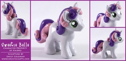 Size: 700x340 | Tagged: safe, artist:emilysculpts, sweetie belle, g4, customized toy, irl, photo, toy