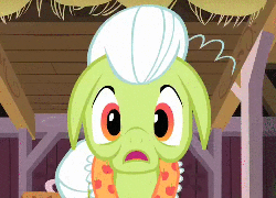 Size: 500x360 | Tagged: safe, screencap, granny smith, apple family reunion, g4, animated, female, male