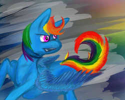 Size: 720x576 | Tagged: safe, artist:gamerlake, rainbow dash, g4, solo