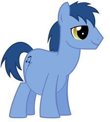 Size: 824x916 | Tagged: safe, blues, noteworthy, earth pony, pony, g4, male, male pregnancy, pregnant, pregnant edit, show accurate, simple background, smiling, solo, stallion, white background