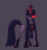 Size: 800x845 | Tagged: safe, artist:scherzo, twilight sparkle, unicorn, g4, armor, corrupted, corrupted twilight sparkle, crown, dark magic, glare, glowing eyes, glowing horn, horn, looking at you, magic, sombra eyes, tyrant sparkle, unicorn twilight