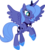 Size: 5183x5716 | Tagged: safe, artist:sunran80, princess luna, alicorn, pony, g4, absurd resolution, crown, female, happy, hoof shoes, jewelry, mare, open mouth, peytral, regalia, s1 luna, simple background, smiling, solo, transparent background, vector