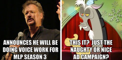 Size: 810x400 | Tagged: safe, discord, g4, image macro, john de lancie, photo