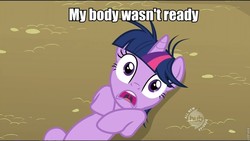 Size: 960x540 | Tagged: safe, twilight sparkle, g4, image macro, reaction image