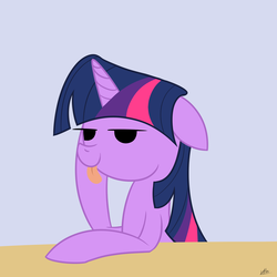 Size: 2000x2000 | Tagged: safe, artist:chir-miru, twilight sparkle, g4, tongue out