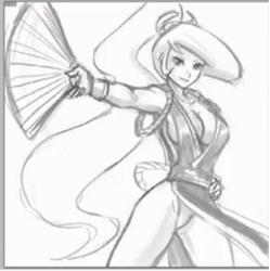 Size: 601x603 | Tagged: safe, artist:johnjoseco, princess celestia, human, g4, clothes, cosplay, costume, crossover, fatal fury, grayscale, humanized, king of fighters, low quality, mai shiranui, monochrome, panties, underwear