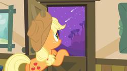 Size: 1280x720 | Tagged: safe, screencap, applejack, apple family reunion, g4, applejack's parents, shooting star