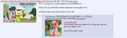 Size: 964x288 | Tagged: safe, big macintosh, fiddlesticks, octavia melody, earth pony, pony, g4, /mlp/, 4chan, 4chan screencap, apple family member, mactavia, male, shipping, stallion, straight, thread