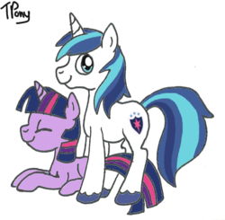 Size: 600x589 | Tagged: safe, artist:twitterfulpony, shining armor, twilight sparkle, pony, unicorn, g4, duo, duo male and female, female, male, siblings, simple background, stallion, transparent background, unicorn twilight