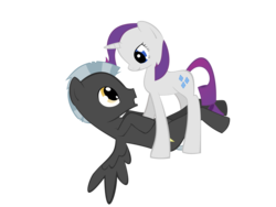 Size: 1032x774 | Tagged: safe, artist:soupinsanity, rarity, thunderlane, g4, female, male, ship:rarilane, shipping, simple background, straight, transparent background