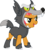 Size: 900x992 | Tagged: safe, artist:birthofthepheonix, babs seed, earth pony, pony, g4, animal costume, big babs wolf, clothes, costume, female, simple background, solo, transparent background, vector, wolf costume