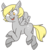 Size: 800x840 | Tagged: safe, artist:jadeyarts, derpy hooves, pegasus, pony, g4, alternate hairstyle, female, mare