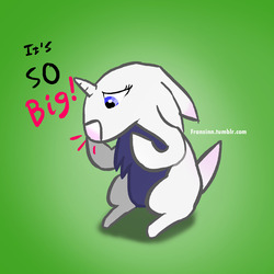 Size: 1280x1280 | Tagged: safe, artist:fransinn, rarity, rabbit, g4, 30 minute art challenge, rabbity, solo, species swap