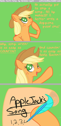 Size: 749x1531 | Tagged: safe, artist:unnegi, applejack, apple family reunion, g4, comic