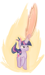 Size: 420x700 | Tagged: safe, artist:martinhello, twilight sparkle, g4, magic