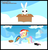 Size: 1500x1575 | Tagged: safe, artist:foxy-noxy, angel bunny, fluttershy, rainbow dash, g4, comic, filly, hat, heartwarming, hug, santa hat, sunglasses