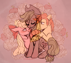 Size: 900x802 | Tagged: safe, artist:kunaike, applejack, oc, g4, applejack's parents, parent