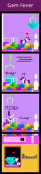 Size: 440x1820 | Tagged: safe, artist:zztfox, rarity, g4, comic, crane game, kirby (series), kirby's adventure, pixel art