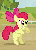 Size: 330x450 | Tagged: safe, screencap, apple bloom, apple family reunion, g4, animated, bipedal, dancing, female