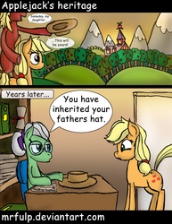 Size: 1300x1684 | Tagged: safe, artist:mrfulp, applejack, oc, g4, applejack's parents, comic, parent