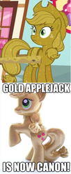 Size: 500x1231 | Tagged: safe, applejack, earth pony, pony, apple family reunion, g4, blind bag, irl, luster dust, photo, product placement, toy