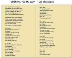 Size: 1123x917 | Tagged: safe, eponyne, les miserables, ponified, song reference, text