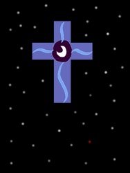 Size: 2304x3072 | Tagged: safe, artist:holycross9, princess luna, g4, christianity, cross, religion